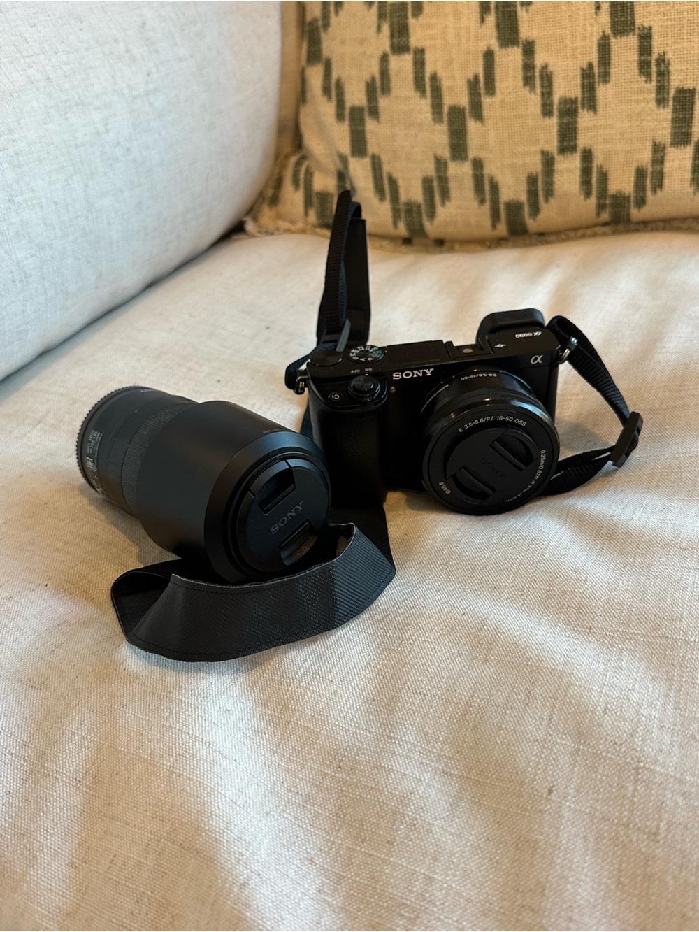 Sony a6000 Camera with Two Lenses